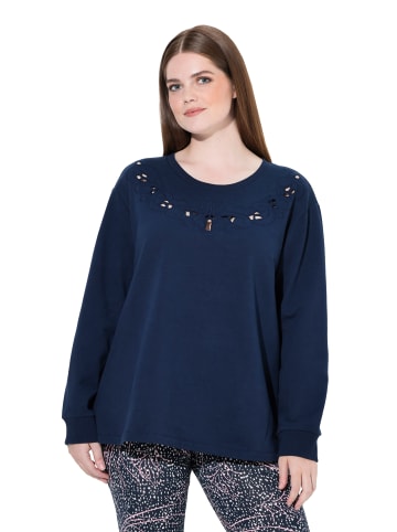 Ulla Popken Sweatshirt in marine