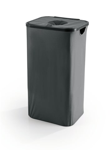 EASYmaxx Pfandflaschen-Sammelbehälter 100l anthrazit inkl. 2 Beuteln grau