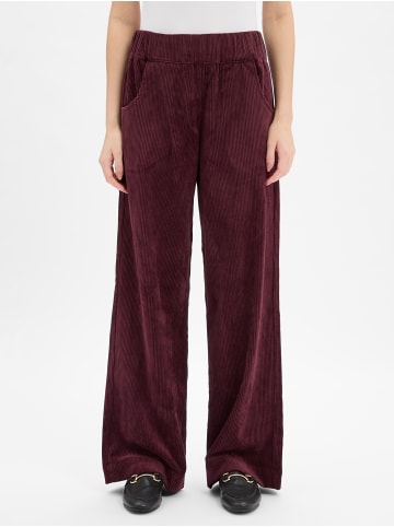 Marie Lund Hose in aubergine