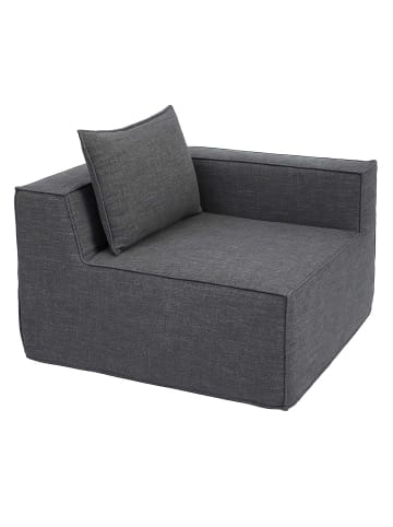 MCW Eckteil/Zubehör für Sofa O54 Polstersessel Armlehne 63x97x97cm, Dunkelgrau