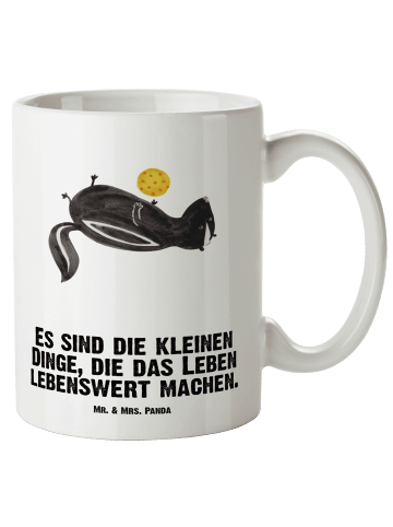 Mr. & Mrs. Panda Pott Stinktier Ball mit Spruch in Weiß