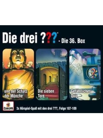 Sony Music Entertainment Die drei ??? Box 36 (Folgen 107,108,109) (drei Fragezeichen)