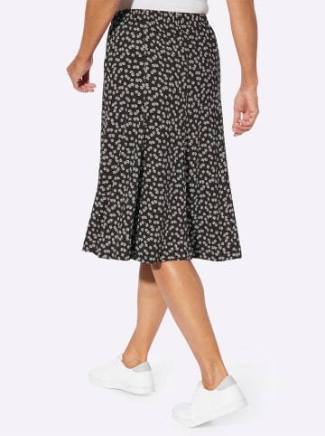 WITT WEIDEN Jersey-Schlupfrock in schwarz-weiß-bedruckt