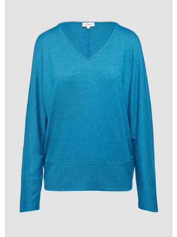 s.Oliver T-Shirt in 64W9_azurblau