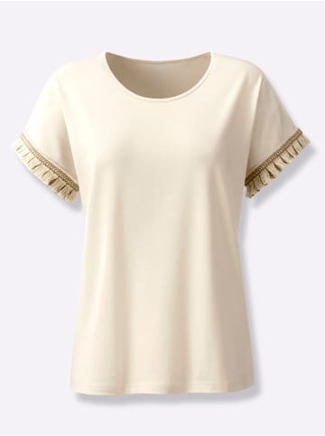 creation L Rundhalsshirt in champagner