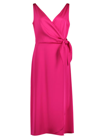 Vera Mont Cocktailkleid mit V-Ausschnitt in Deep Fuchsia