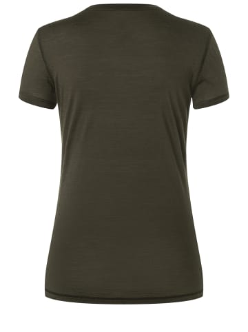 super.natural Merino T-Shirt in grün