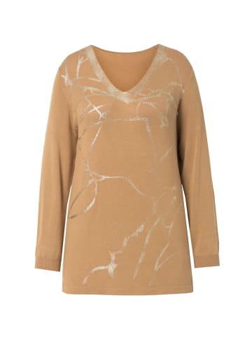 MIAMODA Pullover in haselnuss