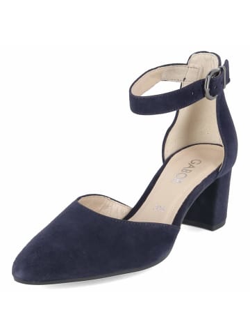 Gabor Riemchenpumps in blau