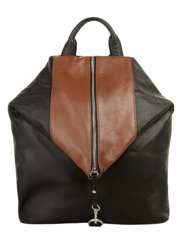 Cluty Rucksack echt Leder in cognac