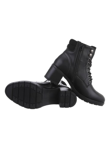 Ital-Design Stiefelette in Schwarz