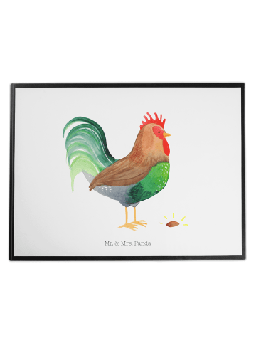 Mr. & Mrs. Panda schreibtischunterlage Hahn Korn ohne Spruch in Weiß