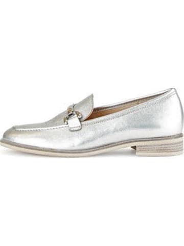 Gabor Fashion Slipper in silber