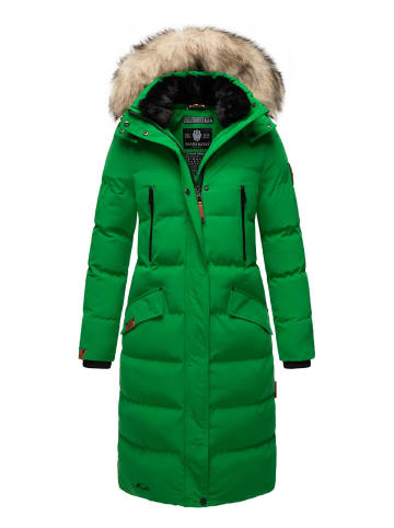 Marikoo Steppmantel Schneesternchen in Smaragd Green