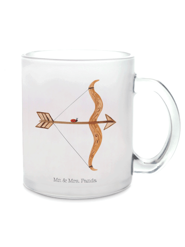 Mr. & Mrs. Panda Kaffeetasse Sternzeichen Schütze ohne Spruch in Transparent