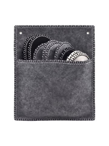 relaxdays 6 x Gästehausschuhe in Mehrfarbig