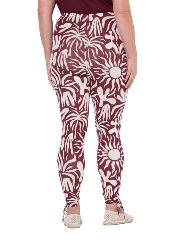 Ulla Popken Leggings in rostrot