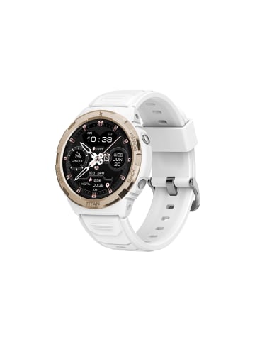 Maxcom Robuste Smartwatch mit 1,3 Zoll AMOLED-Display in Weiß