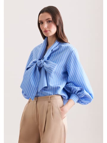 Seidensticker Schluppenbluse Regular in Mittelblau