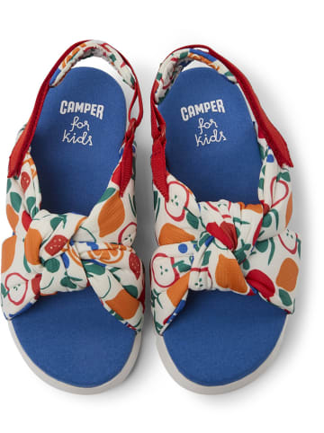 Camper Sandalen " Oruga " in Blau - Rot