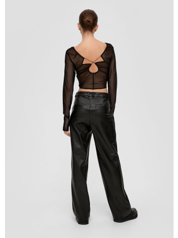 QS T-Shirt in 9999_schwarz