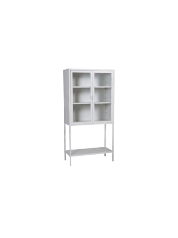 ebuy24 Vitrinenschrank Misha Weiß 75 x 35 cm