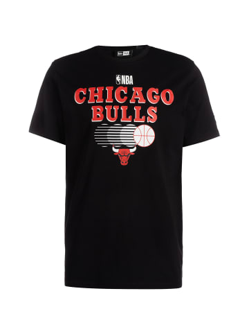 NEW ERA T-Shirt NBA Chicago Bulls Graphic in schwarz / rot