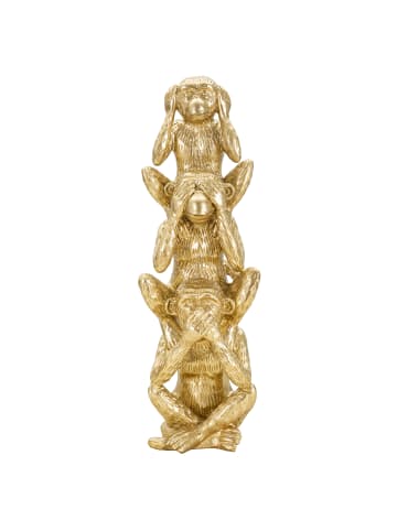 Mauro Ferretti Goldene Harzaffen Ø cm 10,5x30