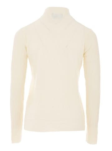SANIKA Damen Strickpullover in Wollweiss