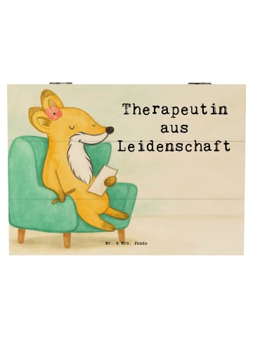 Mr. & Mrs. Panda Aufbewahrungsbox Therapeutin Leidenschaft Desig... in Weiß