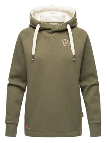 Marikoo Kapuzensweatshirt Airii in Dusty Olive Melange