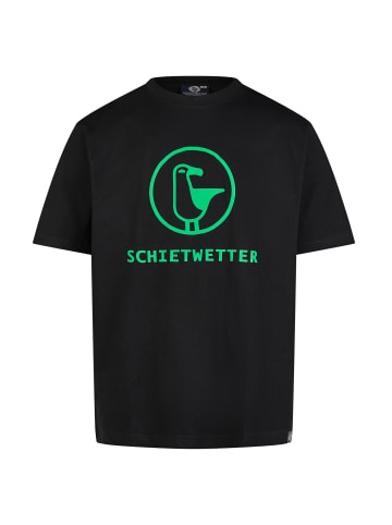 SCHIETWETTER T-Shirt "Fabian", in balck/neongreen