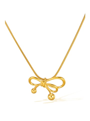 collezione alessandro Kurze Kette " Schleife " in golden