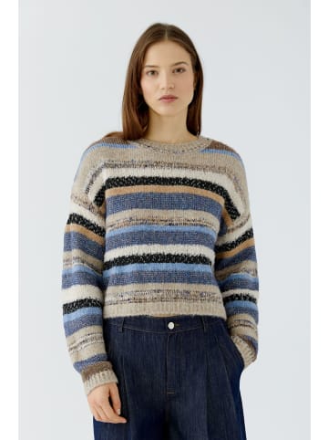 Oui Pullover in lt brown blue