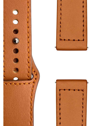 WRISTR Smartwatch-Armband (2-tlg. Set) Pin in Braun / Rosé