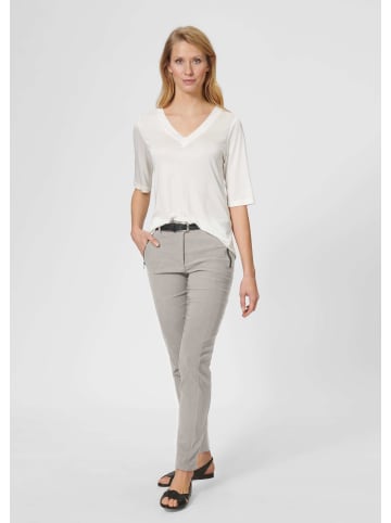 MADELEINE Enge Hose mit Reißverschlusstaschen in kitt