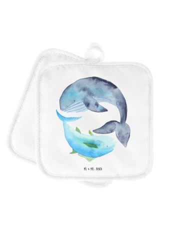 Mr. & Mrs. Panda Topfuntersetzer Walfisch Thunfisch ohne Spruch in Weiß