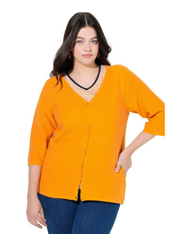 Ulla Popken Strickjacke in mango