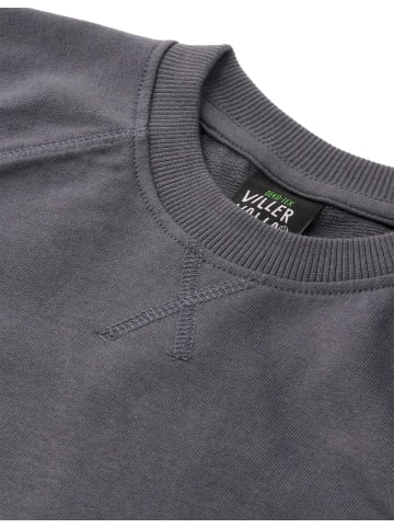 Villervalla Pullover Stars in Grau