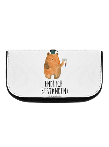 Mr. & Mrs. Panda kulturtäschchen Bär Prüfung mit Spruch in Weiß