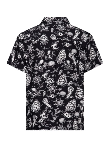 King Kerosin King Kerosin Hawaiihemd Sailor in schwarz