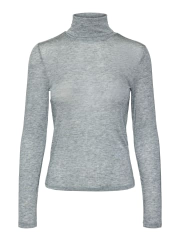 Vero Moda Strickpullover in Medium Grey Melange