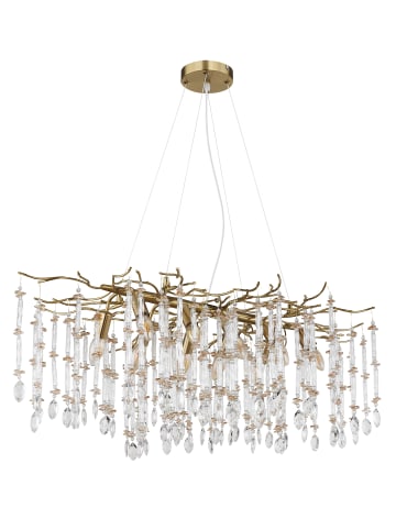 Globo lighting Luster "GLORIA" in gold