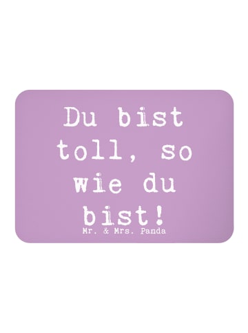 Mr. & Mrs. Panda magnet Spruch Schulanfang Einzigartig mit Spruch in Lavendeltraum