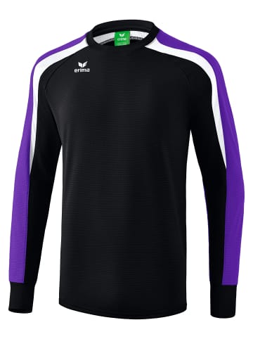 erima Liga 2.0 Sweatshirt in schwarz/violet/weiss