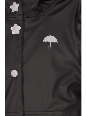 Schmuddelwedda Mädchen Regenmantel Aus Recyceltem Polyester in Schwarz