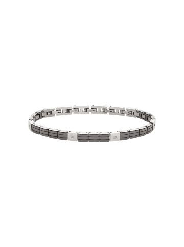 Breil Armband ceramic brick silber, schwarz