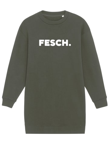 wat? Apparel Sweatshirt Fesch in Khaki