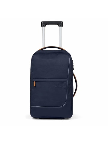 Satch Flow - 2-Rollen Kabinentrolley S 54 cm (pure jade green) in pure navy