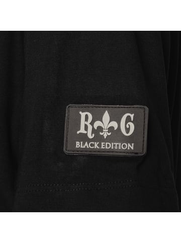 Roberto Geissini Flower Skull T-Shirt Schwarz